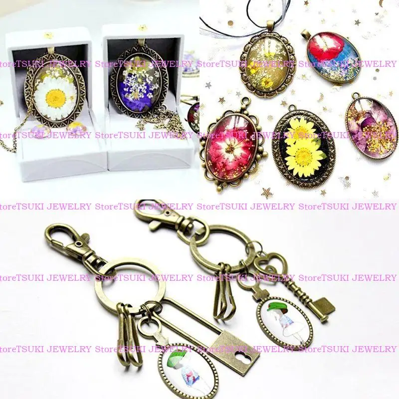 

62KE 64PCS Dainty Romantic Oval/Round Form