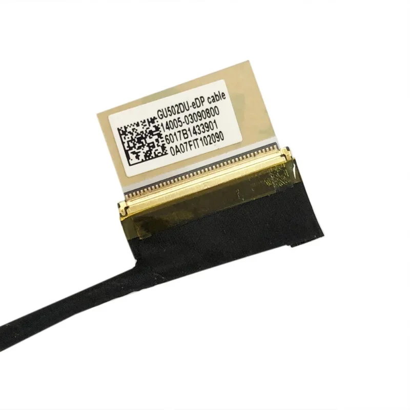 New 40Pin 0.4‑Pitch eDP LCD Screen Cable 14005‑03090800 6017B1433901 For ASUS GU502DU