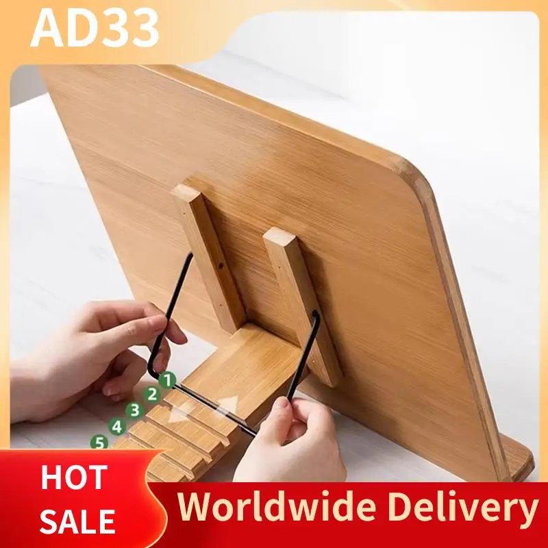 

Top Deals Foldable Book Stand For Home & Study - Portable Adjustable Tablet & Cookbook Holder For Reading, Studying