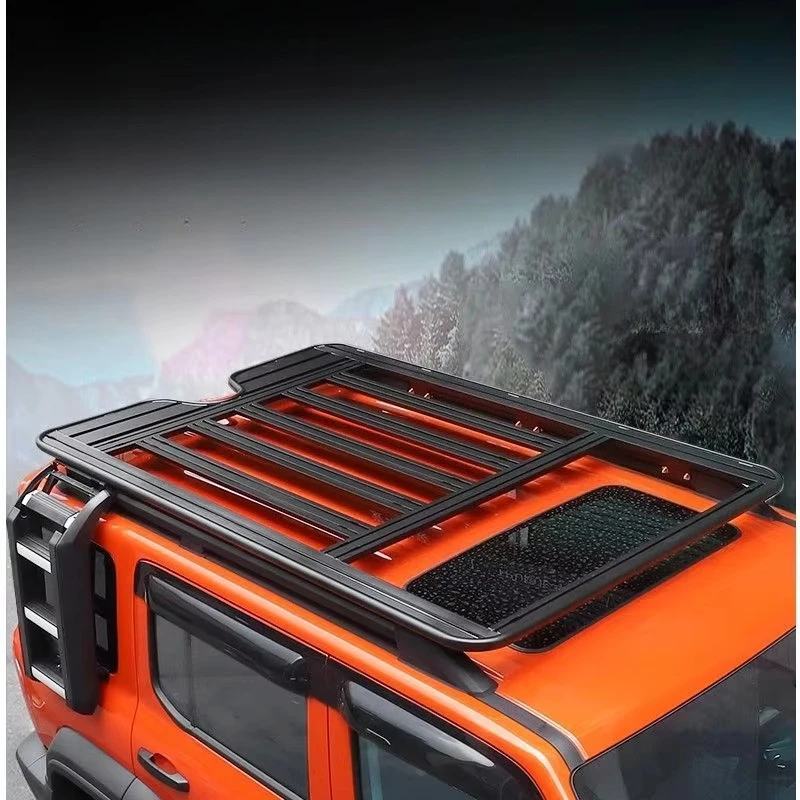 For Tank 300 SUV Roof Rack Ladder Expansion Platform Luggage Box Aluminum Alloy Backpack Side Tent Retrofit/Upgrade 2024