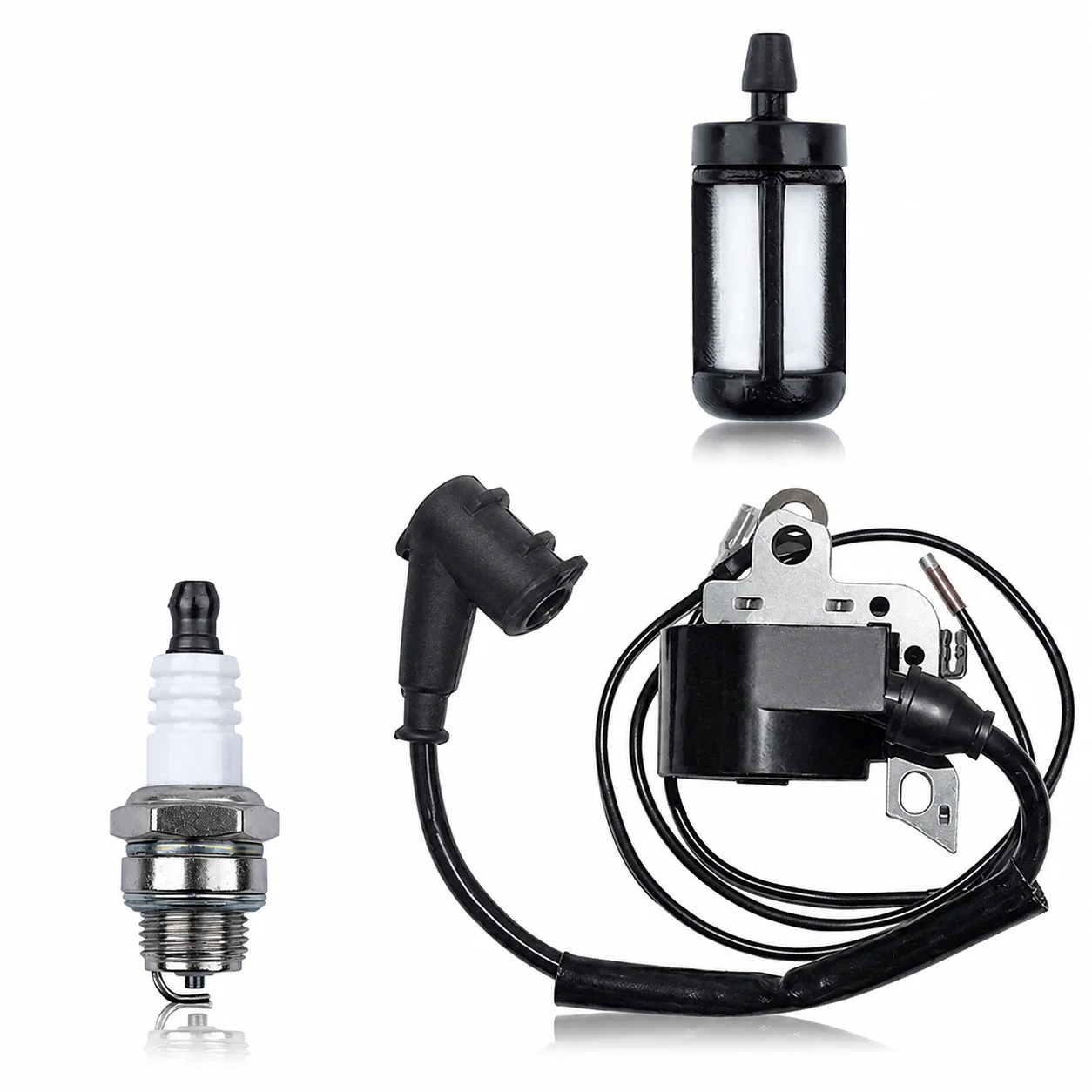Ignition Coil Spark Plug Fuel Filter Kit For Stihl MS240 MS260 MS290 MS310 MS360 026 OEM 0000 400 1300 Replacement Module