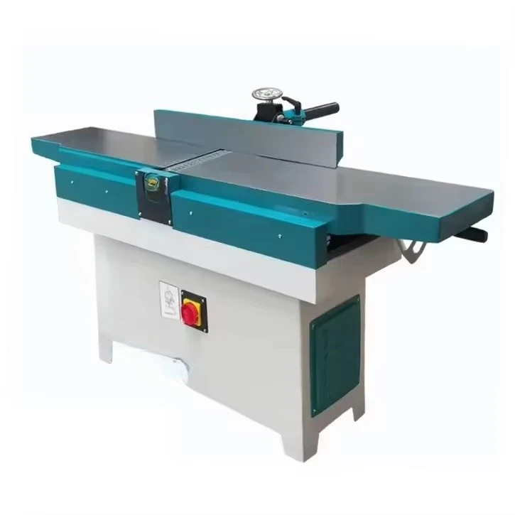 1.8M 2.5M Workbench Size High Precision Woodworking Jointer with Spiral Cutterhead Heavy Duty Surface Planer for Carpentry