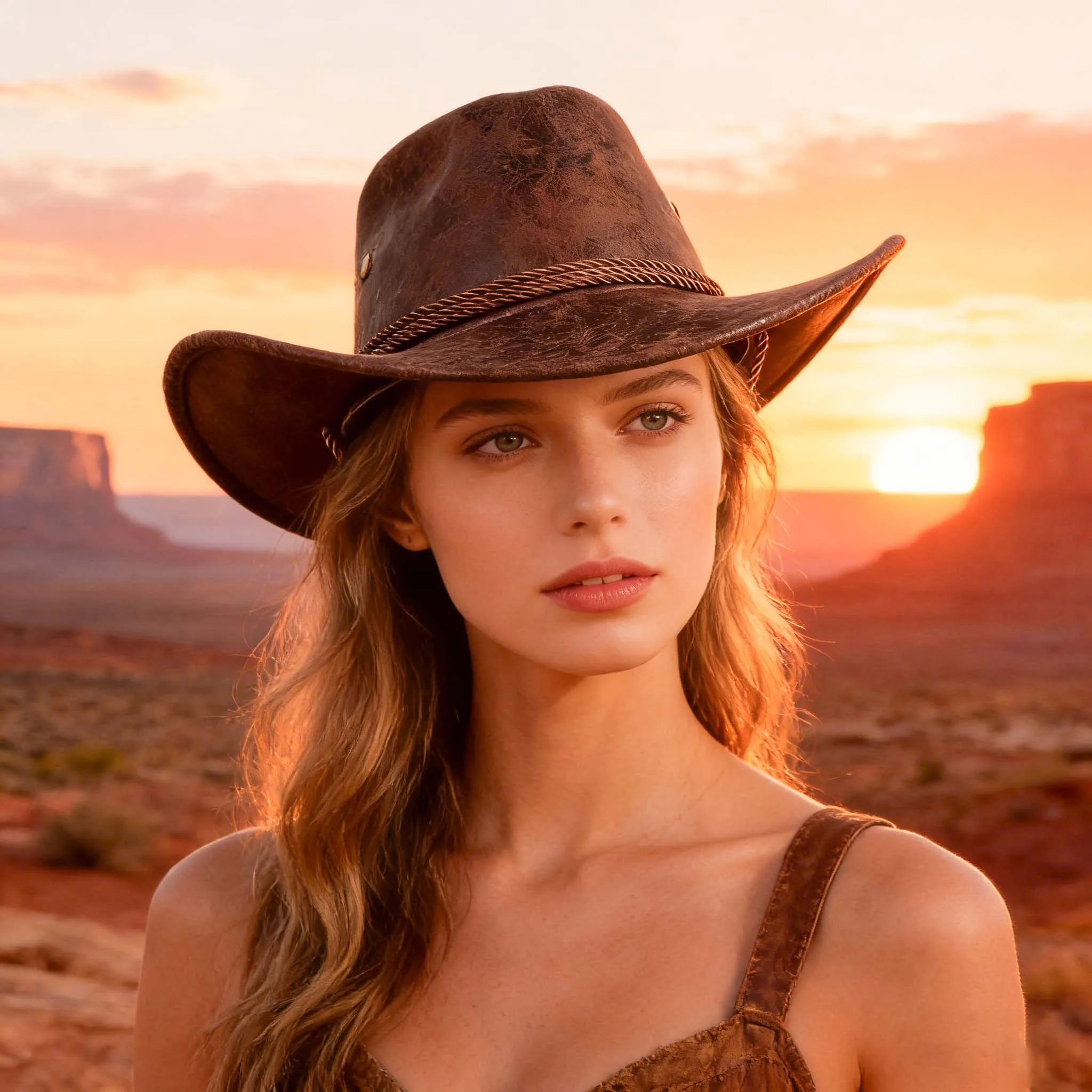 Noble Denim Hat With Delicate Suede Like Texture, Solid Color Curled Brim And Farmer's Crease Shaped Denim Hat, All Season Style
