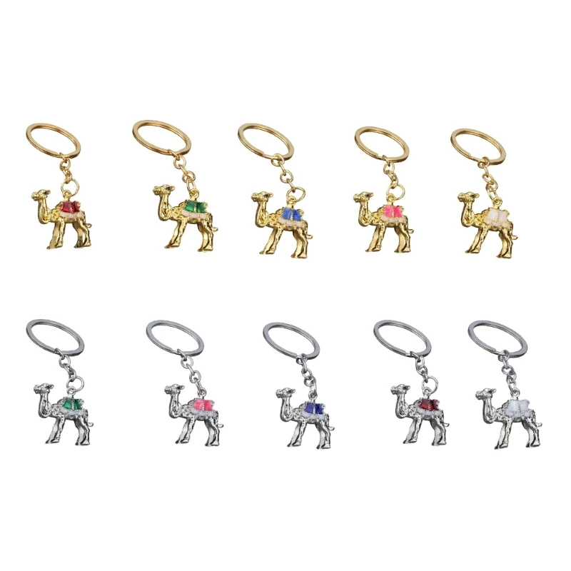 Compact Lightweight Camels Figure Keychain Featuring Artistic Detailing Perfect For Travel Gear And Daily Carry 10CD
