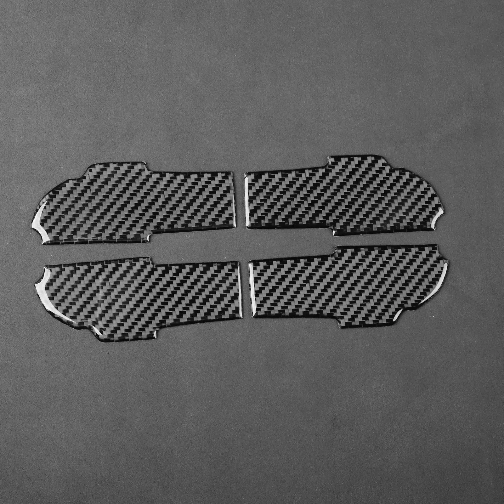 لفورد اكسبلورر 2020-2023 ألياف الكربون الباب الداخلي السلطانية مقبض لوحة غطاء الكسوة اكسسوارات السيارات الداخلية لاصقة تزيين