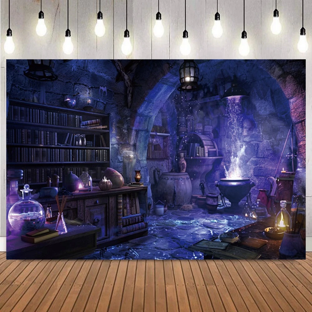 Halloween Photography Backdrop Horror ‌Moon Night Pumpkin Light Banner Bloody Ghost Claw Ghost Costume Decor Background Props