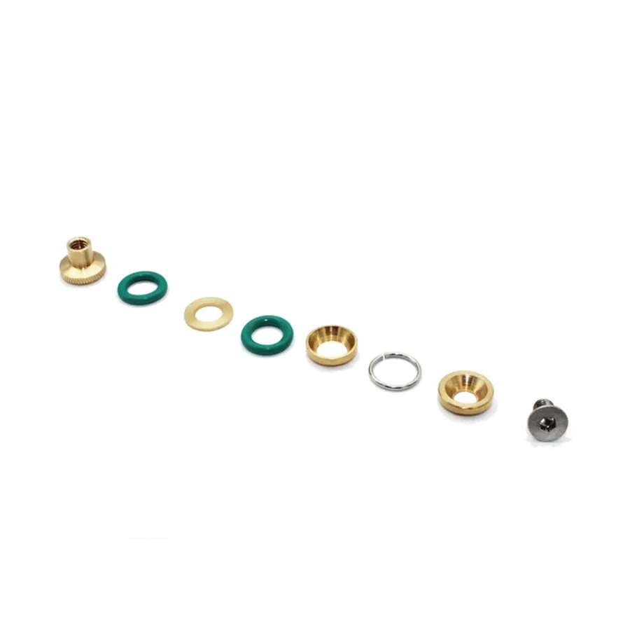 Fluorine rubber double ring Viton water stop plug inlet and outlet hexagonal copper water plug stainless steel copper plug!