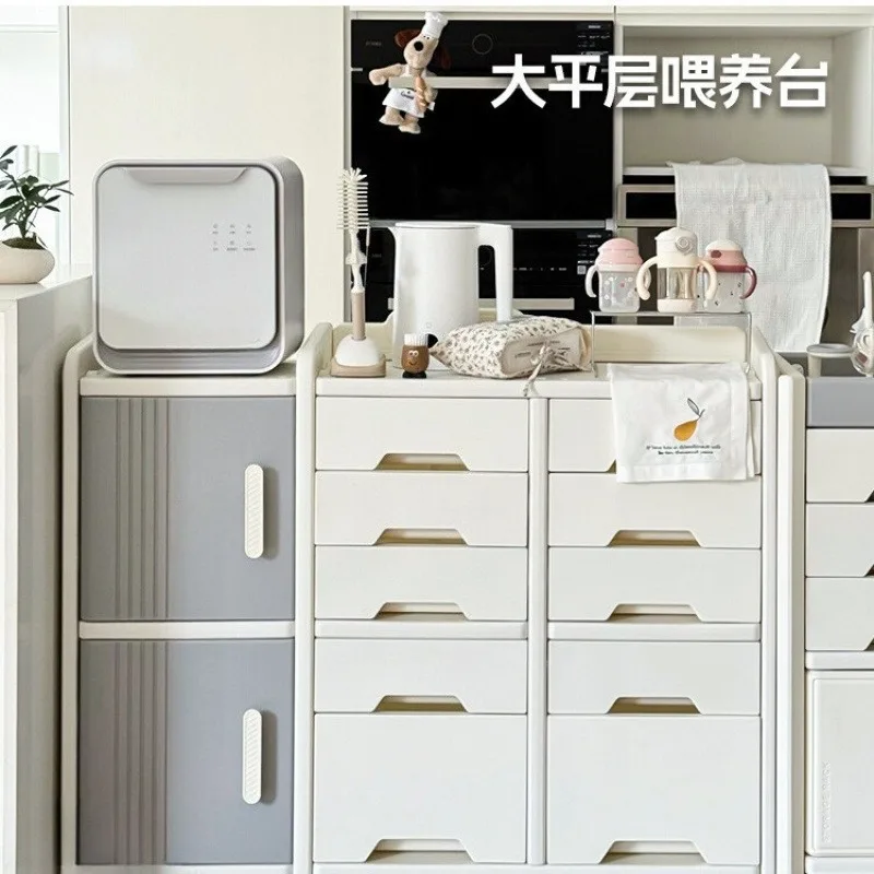 Storage rack Floor-to-ceiling household goods Feeding table  cabinet  sorting box
