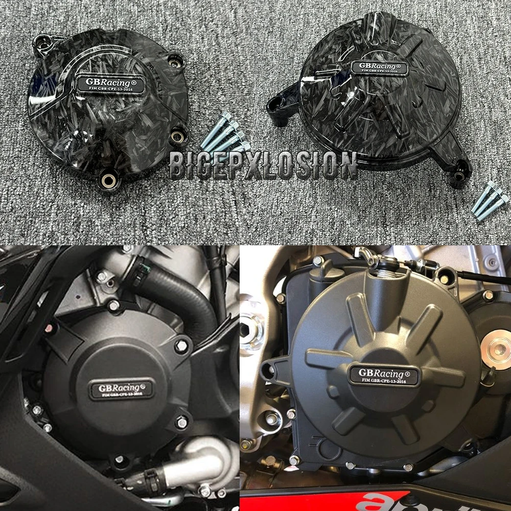 

2025 RS V4 NEW Forging Lines Printing Motorcycles Engine Cover Protection For Aprilia RSV4 2021-2025 & TUONO V4 2021-2025