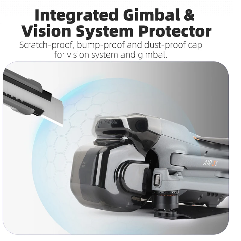 غطاء للعدسات لكاميرا DJI Air 3S غطاء حماية مضاد للخدش سريع الإصدار غطاء للعدسات لملحقات DJI Air 3S