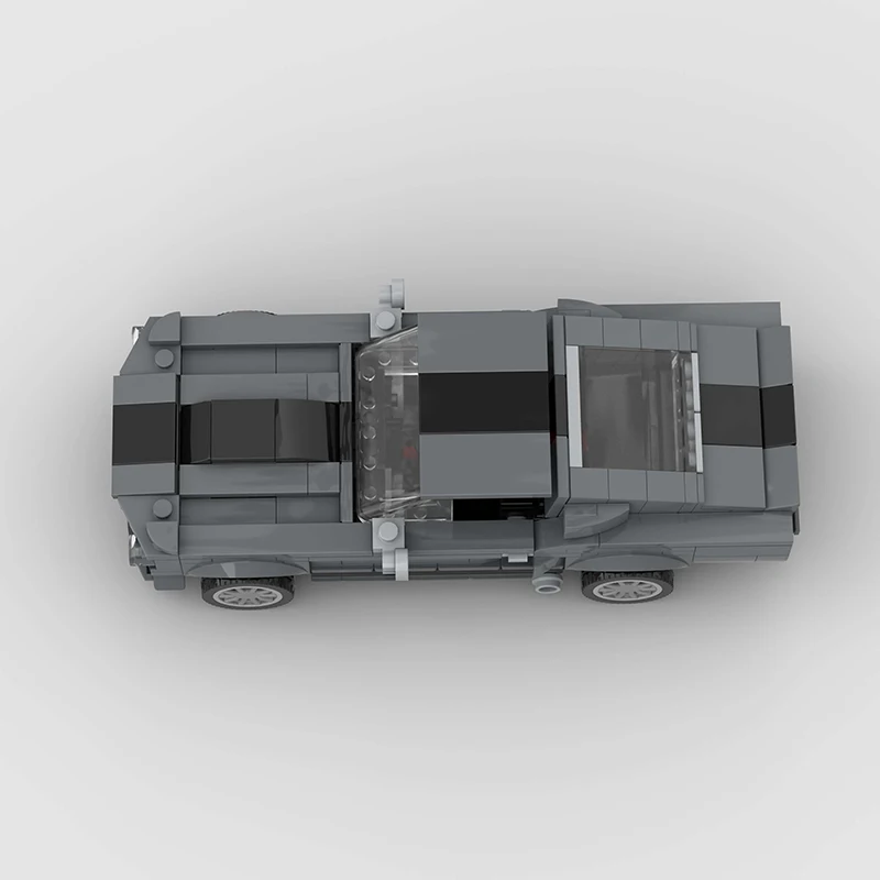 Classic racing car model assembly toy set, suitable as a gift for parent-child interaction and a home decoration item