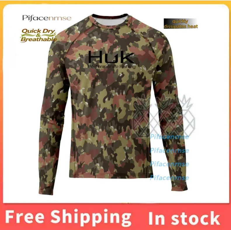 camisa-de-pesca-de-manga-comprida-para-homem-da-marca-huk-com-protecao-uv-de-secagem-rapida-ideal-para-o-verao-leve-e-respiravel