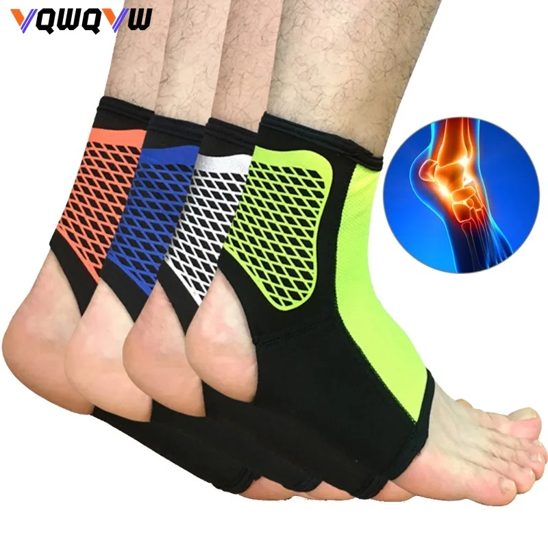 1Pcs  Ankle Support Protect Brace,Achille Tendon Brace Sprain Protect orthosis ankle Fitness Running football Heel Wrap Bandage