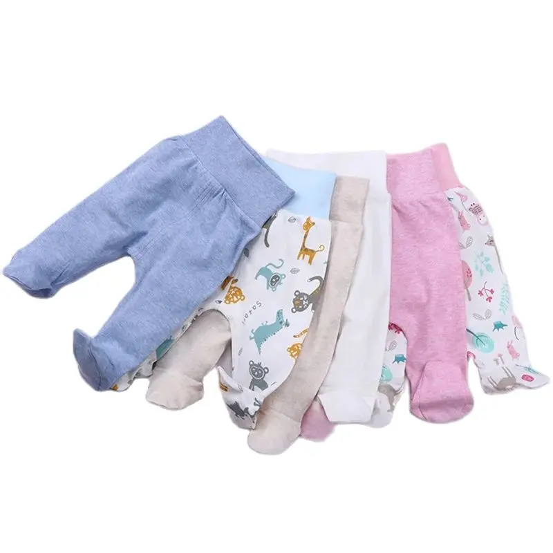 Baby pants cotton baby footies leggings children clothing newborn baby boys pants girls pants high elasticity baby trousers