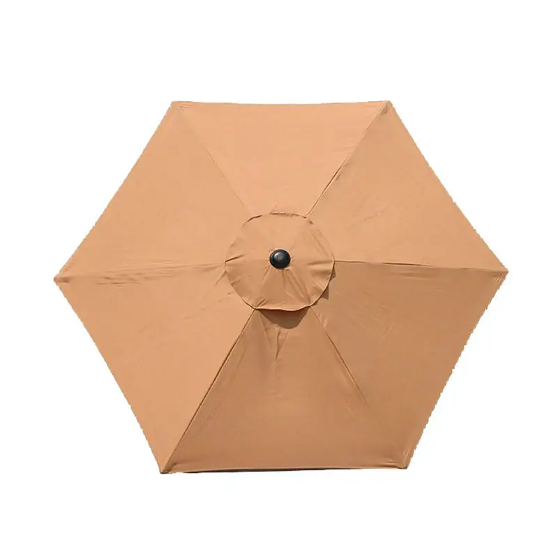 2/2.7/3M Outdoor Umbrella Garden Cover Parasol Replacement Umbrella Surface Rainproof Sunshade Canopy Garden Sun Shelter