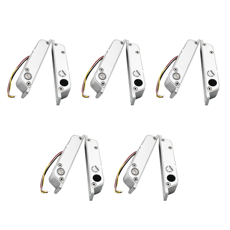 

5X Electric Drop Bolt Lock 4 Wires DC12V Electronic Mortise Locks Wooden Door Lock Lron Door Lock