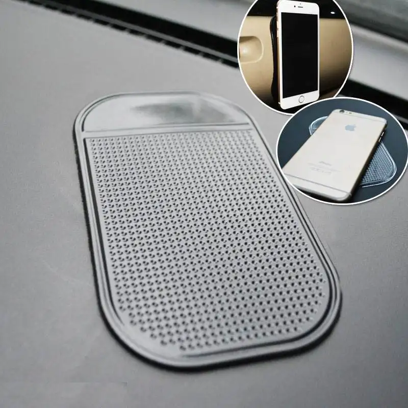 Anti-Slip Car Dashboard Silicone Pad Phone Storage Holder Car Interior Storage Non-Slip Sticky Pad Car Interior Accessories