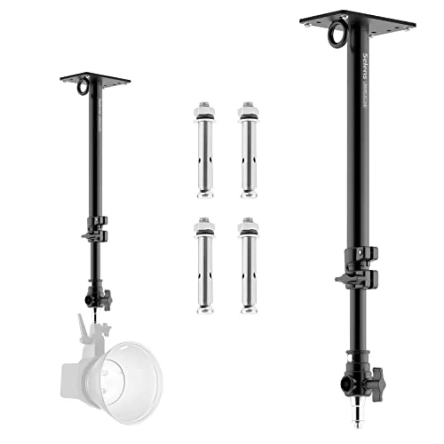 

Photography Studio Wall Mount, Camera Wall Ceiling Mount Boom Arm Up to 22" for Photo Video Monolights, Umbrellas, Reflectors,