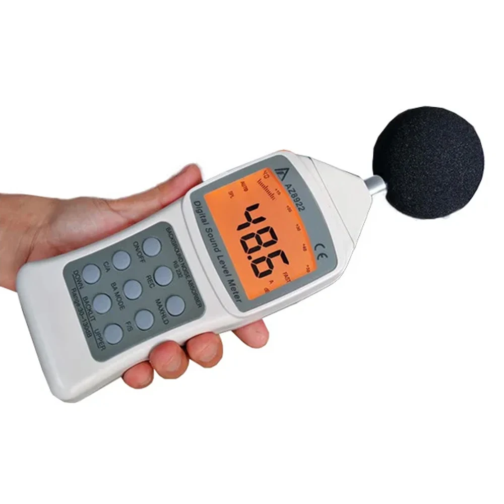 AZ8922 USB Interface Digital Noise Detector Sound Level Meter Noise Level Meter Decibel Meter