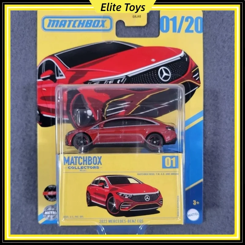 

Mattel Match Box Collectors Series 2022 Mercedes-Benz EQS Metal 1:64 Scale Diecast Car Model Vehicle Collectible Toy Boys Gift