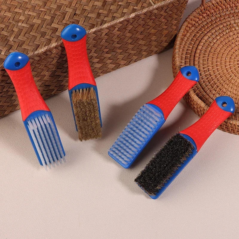 Cepillo de alambre/cepillo de cerdas/cepillo de seda Nano con mango de silicona para fregar pintura de suciedad de escoria de soldadura de óxido con limpieza profunda