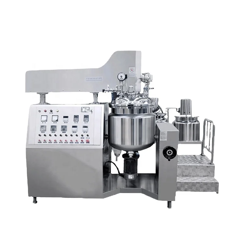 Lab Vacuum Cream Mixer Small Volume Emulsifying  for Facial Cream Cosmetic Production Processing