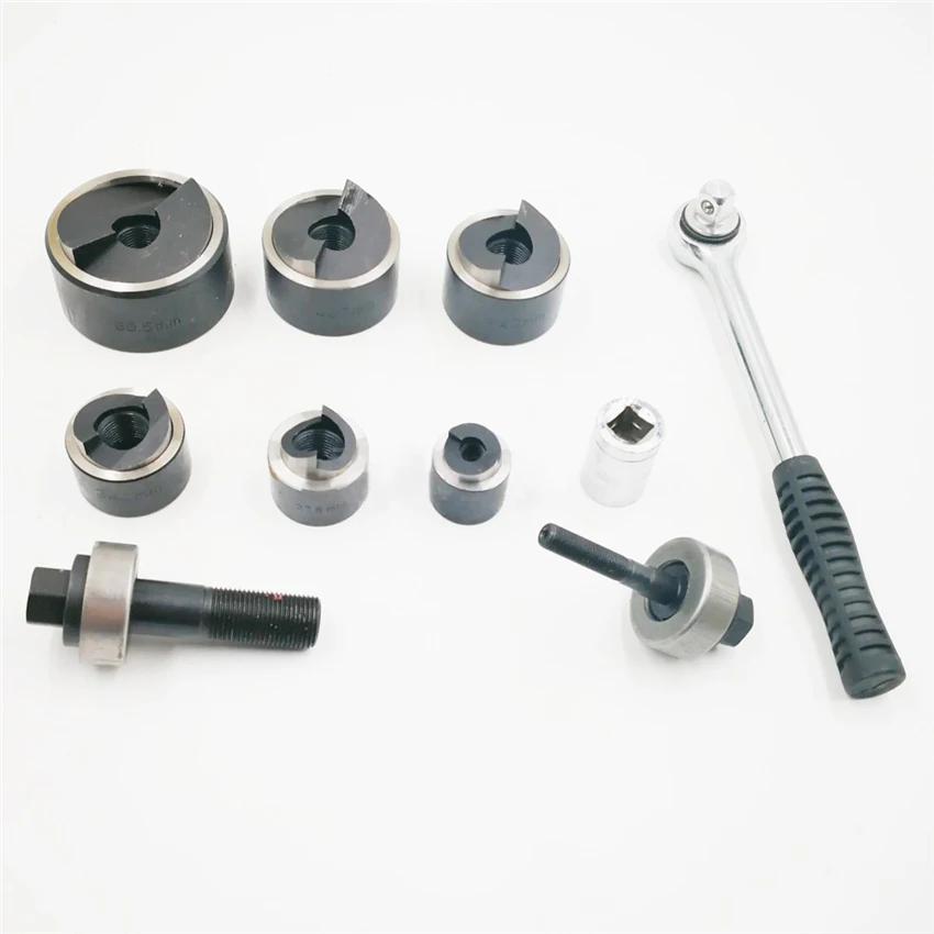 MAP-60 수동 철판 스테인레스 스틸 플레이트 펀칭기 래칫 유형 드릴링 펀칭기 수공구 구멍 펀처