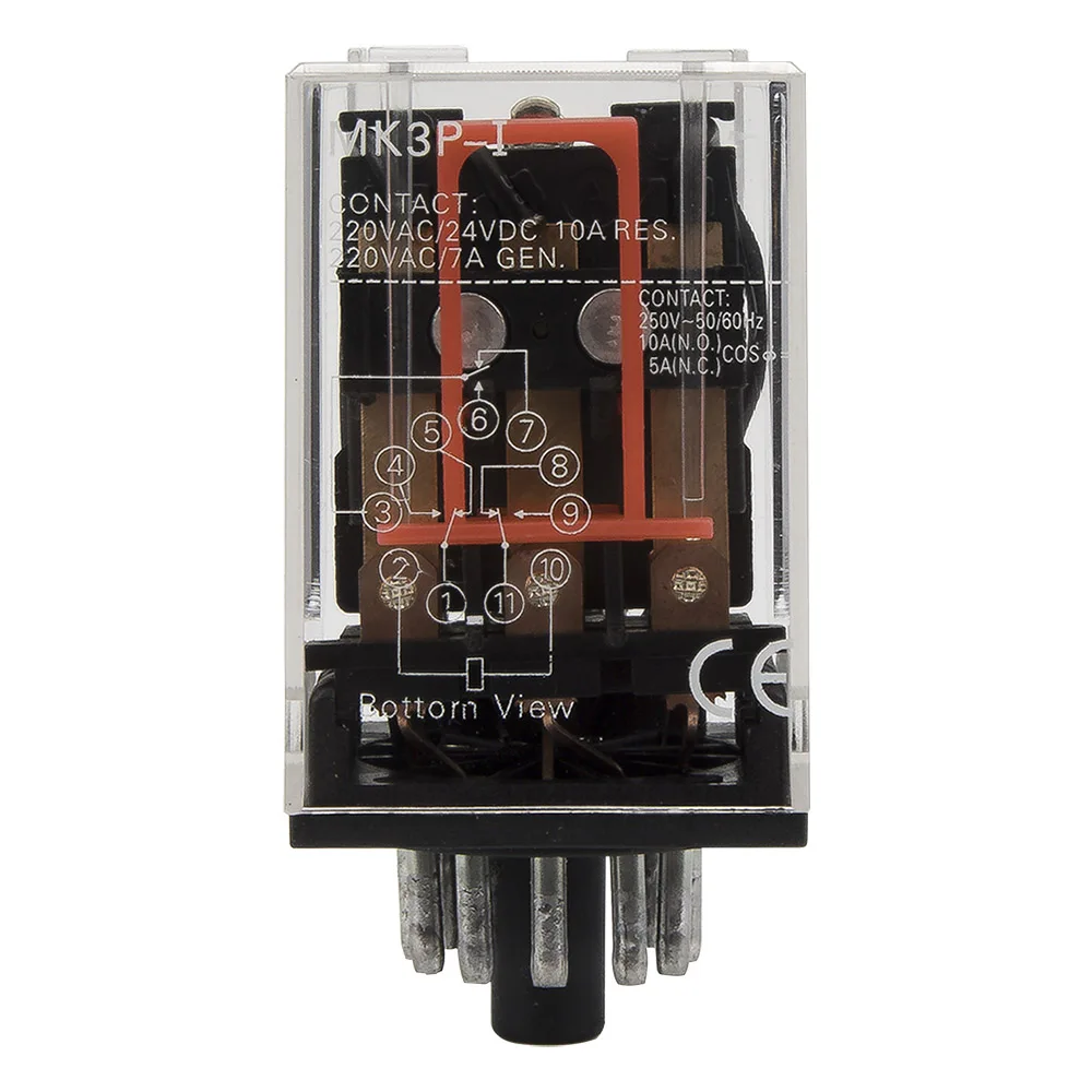 MK3P-I electromagnetic relay MK3P MK3P-I series power relay AC 380V 220V 110V 24V DC 24V 6V