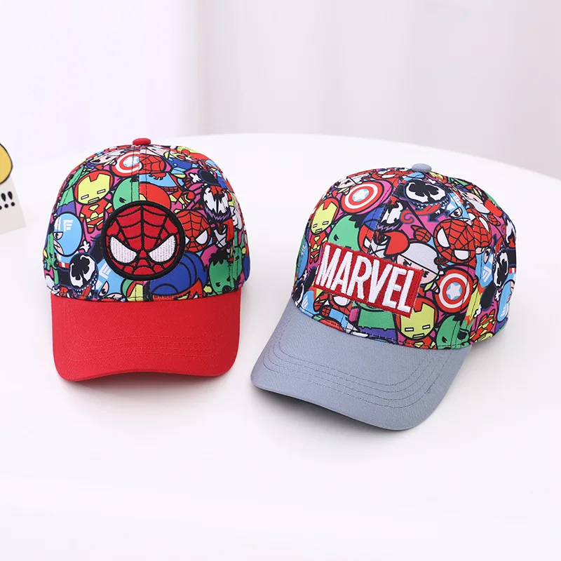 Marvel serie cartoon Iron Man nuova tendenza della moda per bambini cool anime periferici parasole e protezione solare berretto da baseball regali