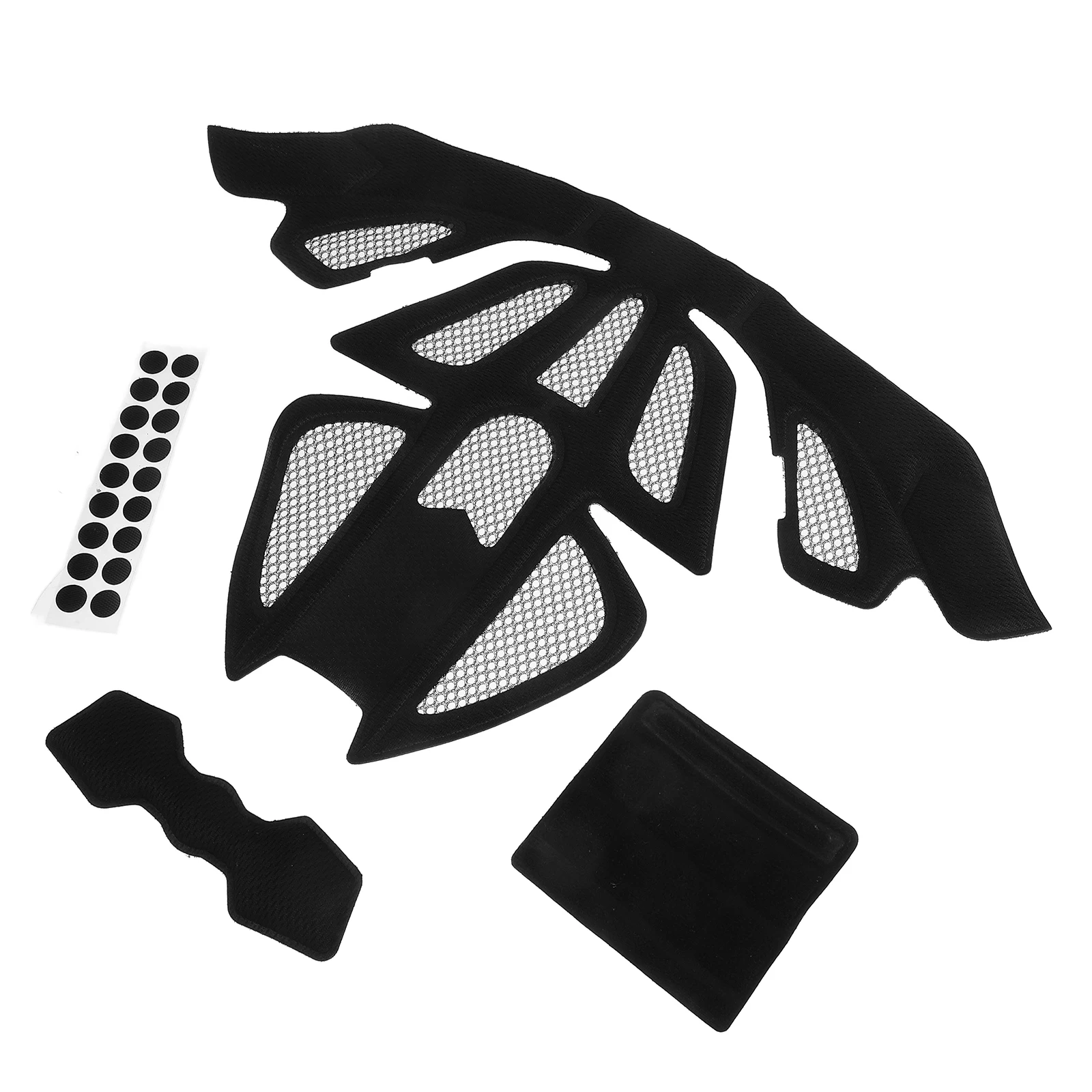 

4pcs Bike Lining Cycling Sport Padding Kit Foam Inner Protective Cushion Replacement Pads Black Universal for Mountain