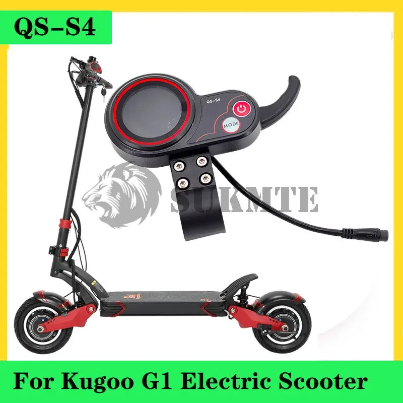 QS-S4 Throttle 36V 48V Electric Scooter Thumb Speed Switch LCD Display for Zero Scooter 8 9 10X 11X Parts