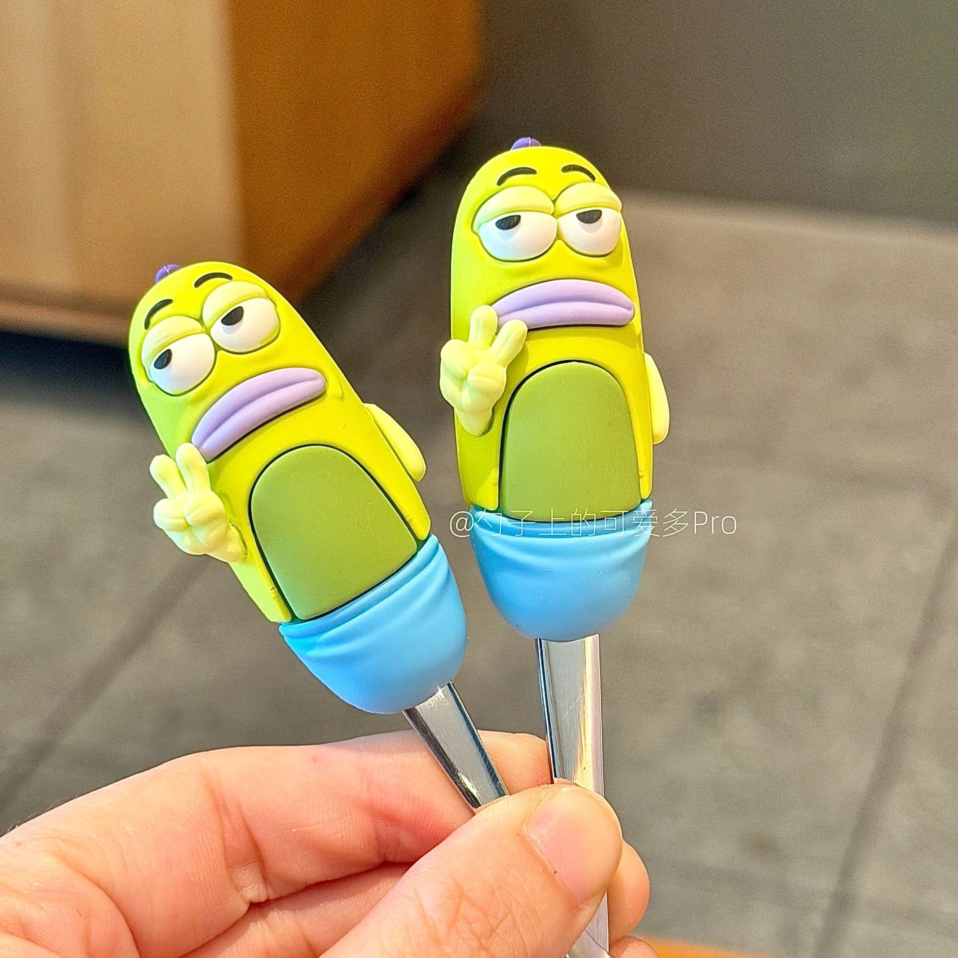 SpongeBob Bikini Bottom Citizens Spoon Fork Set 304 Stainless Steel Ugly Cute Fish Figure Cartoon Flatware Kawaii Tableware Gift view 5