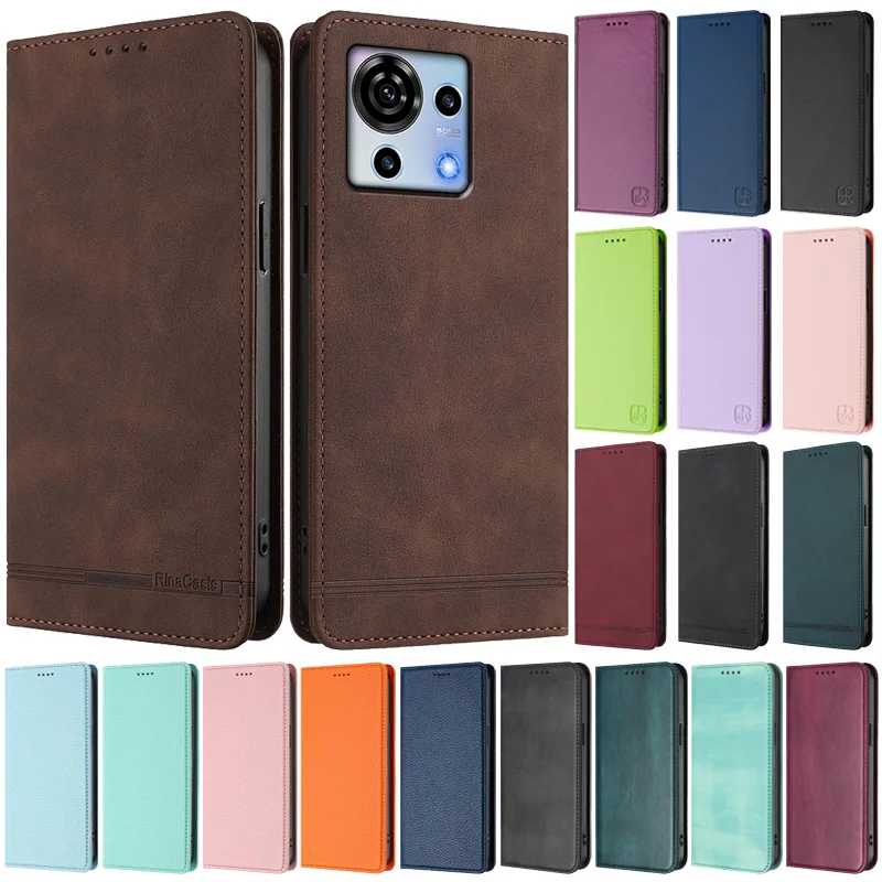 Funda V50 Vita para ZTE Blade V50 Vita, Funda magnética de cuero para ZTE Blade V 50 vita V50Vita, Funda de teléfono con soporte abatible
