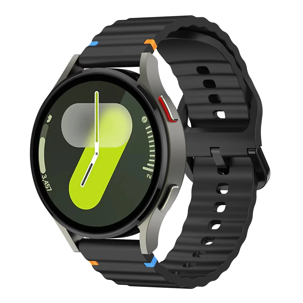 Ремешки 20 мм 22 мм для Samsung Galaxy watch 7/FE/5 Pro/4/6 classic/Gear s3/active 2, спортивный браслет Correa HUAWEI GT 2e 3 4 5 Band