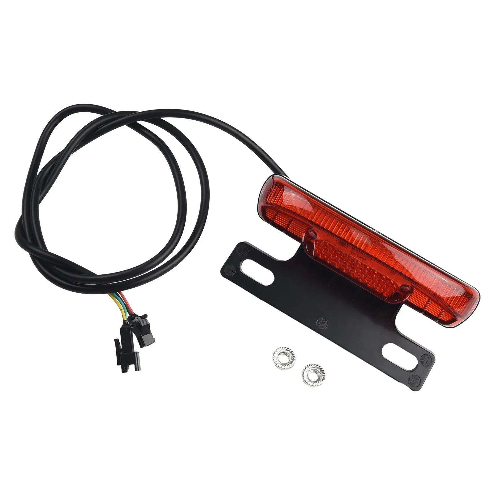 36-48V LED E-bike Rear LightTail Lamp Ebike Turn Signal Light Rear Rack Lamp Tail Lights Night Safety Warning Lamp