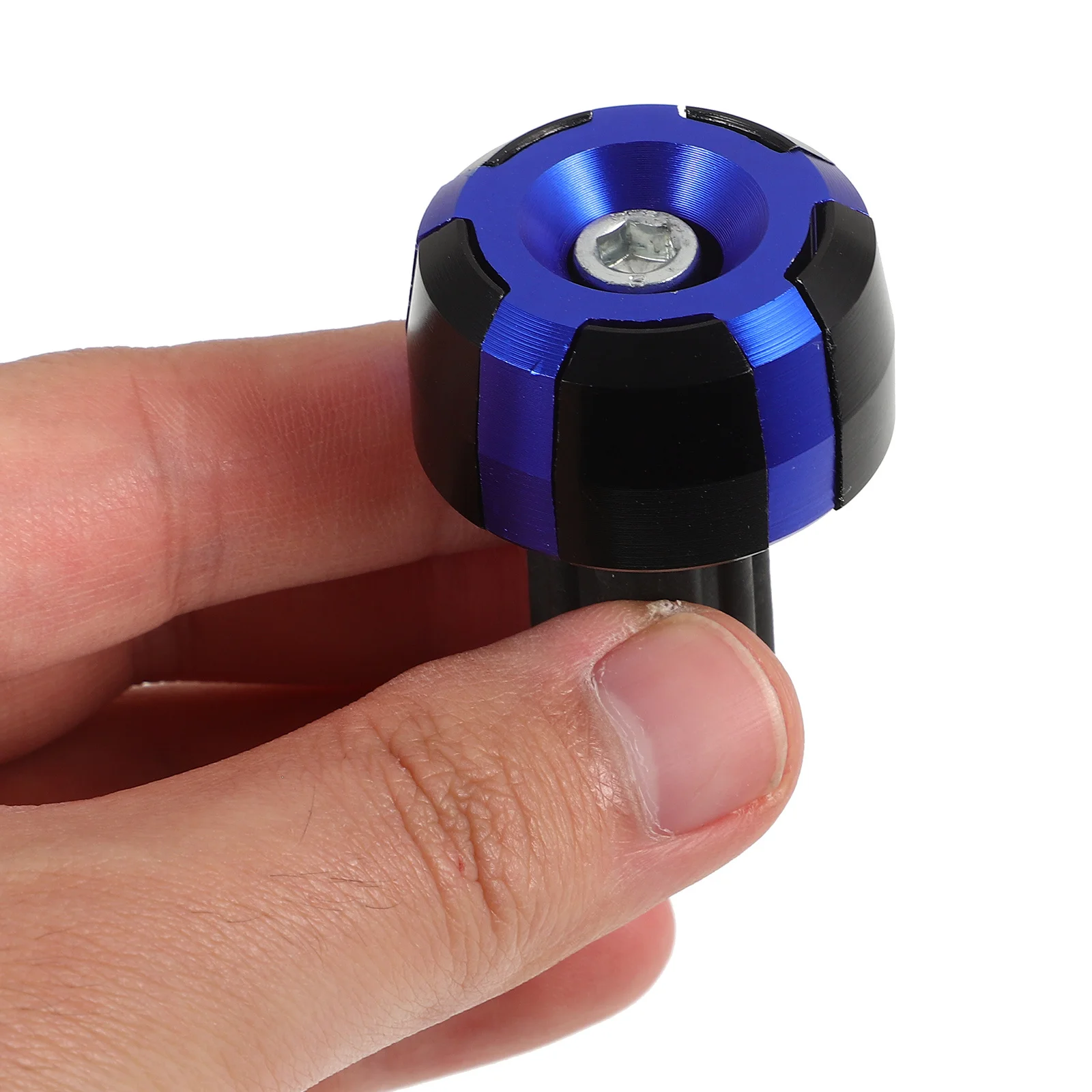 

1Pair Motorcycle Handlebar End Plugs Aluminum Alloy Lightweight Ergonomic Design Easy Installation Enhances Aesthetics Grip