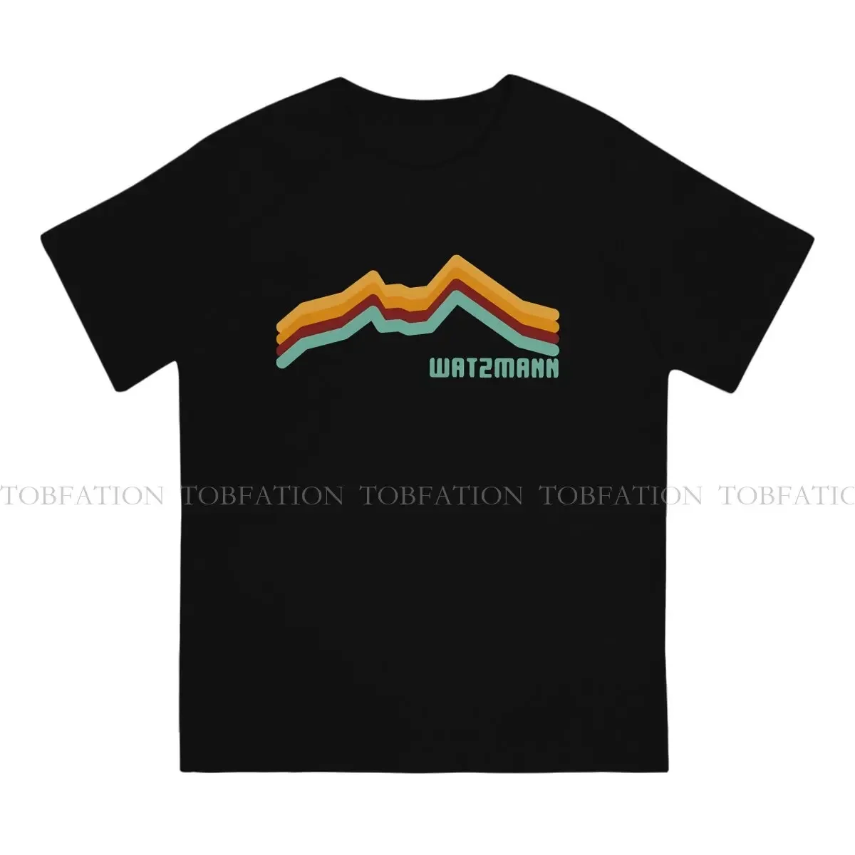 Watzmann 2713 Berchtesgaden Bavaria Germany Berg TShirt For Male Mountain Climber Camisetas T Shirt Cotton Homme Print Fluffy