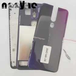 LCD Faceplate Frame Middle Bezel For Oppo F11 Pro Battery Cover Back Rear Door Full Housing Camera Glass Lens Side Key Button