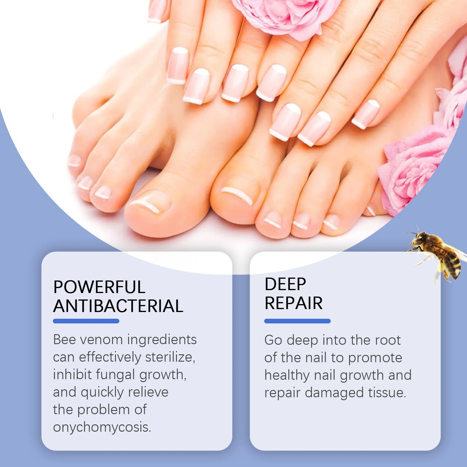 Bee Venom Nail Fungus Care Solution Maintenance Repair Nail Discoloration Thick Hand Foot Nail Manicureed Health Care Essence image 5