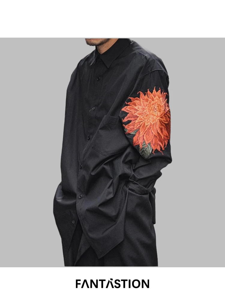 

FANTASTION original shirts Men's shirts mens designer clothes minglu shirt long sleeve men's shirts Basic shirt tops