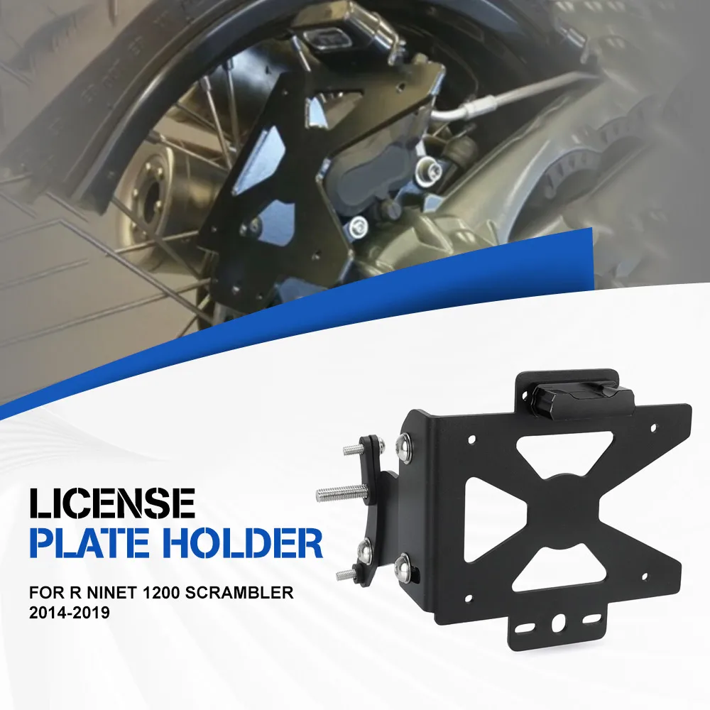 For BMW R NINET 1200 SCRAMBLER 2014 2015 2016 2017 2018 2019 Motorcycle License Plate Holder Bracket Tail Tidy Fender Eliminator
