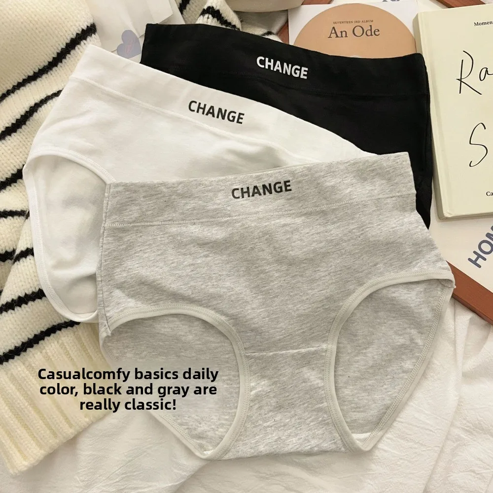 الإنجليزية رسالة المرأة رسالة القطن سراويل القطن المنشعب الإناث الملابس الداخلية رسالة سراويل داخلية قطنية 6 قطعة الملابس الداخلية القطنية