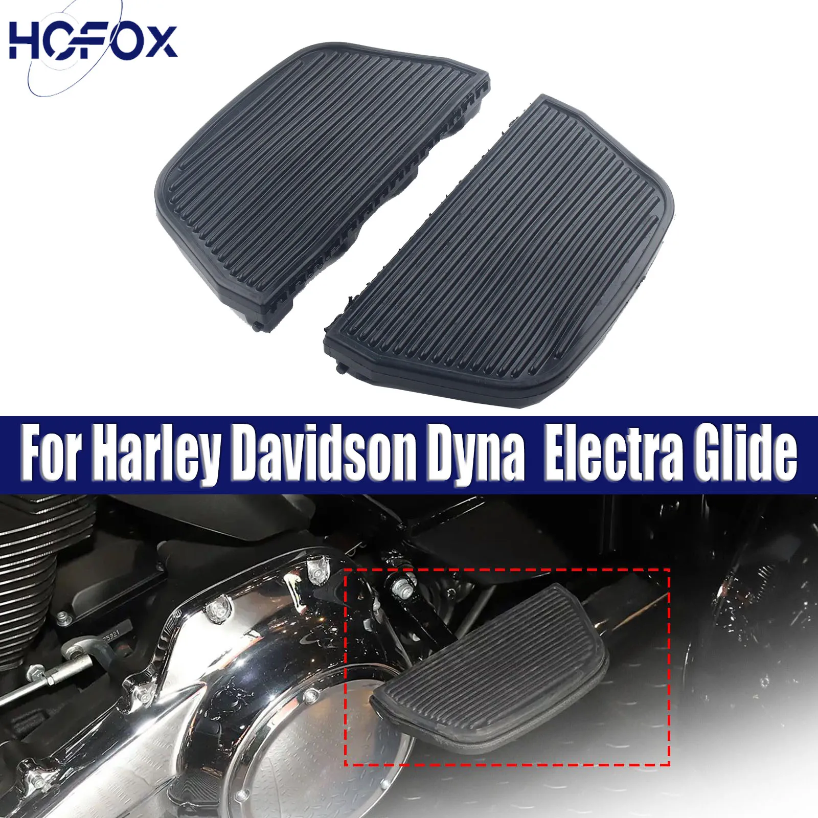 

For Harley Davidson Dyna Electra Glide Freewheeler Road Glide Motorcycle Passenger Floorboard Rider Footboard Footpegs Pedal