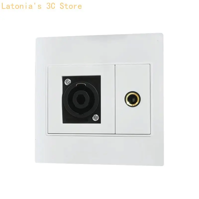 XLR/Speakon 6,35 mm Wandplatten-Buchsenleiste XLR/Speakon und 6,35 mm Buchse X3UB – Detail 3