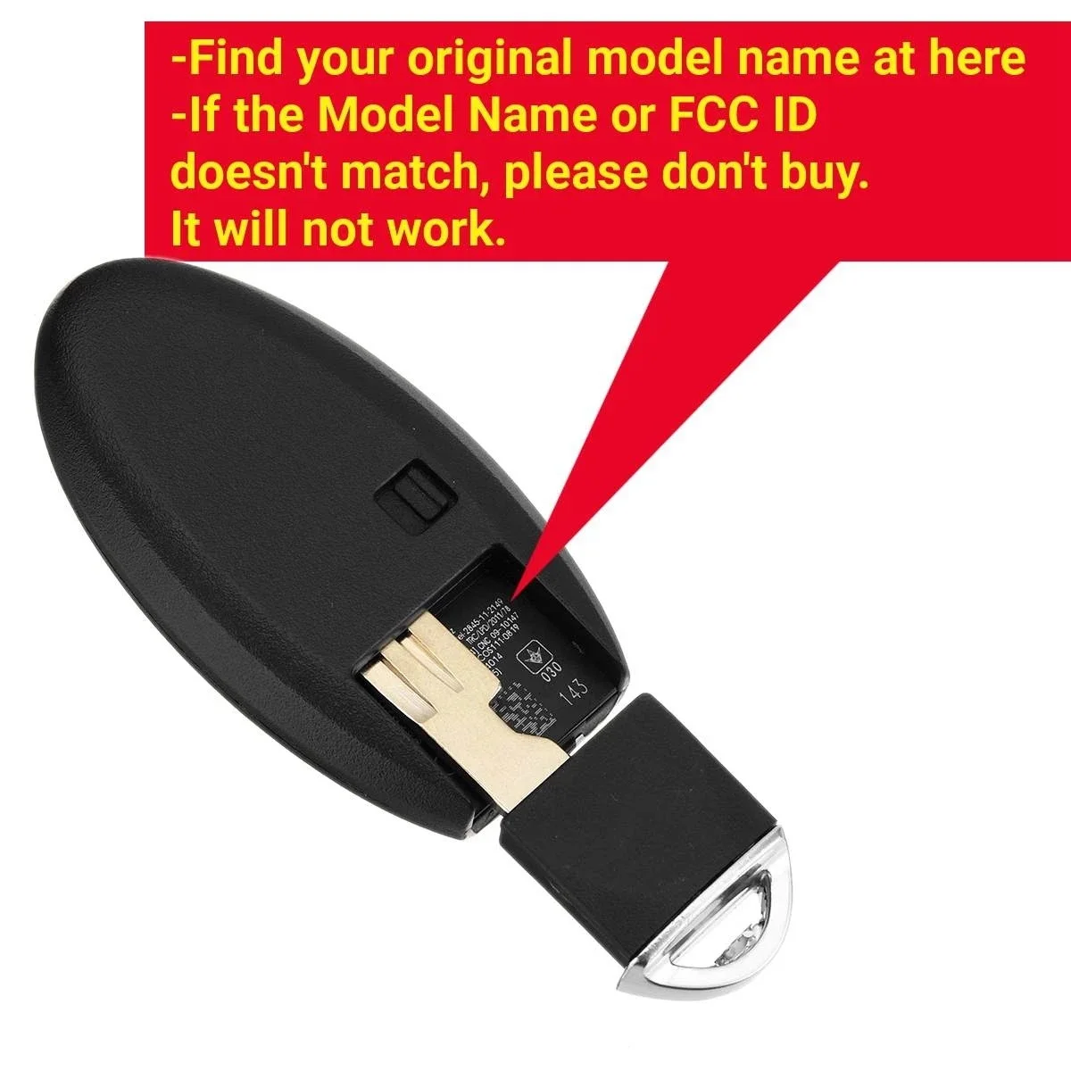 2 Button Car Key Remote Smart Key Fob Case J458 for NISSAN Qashqai X-Trail 433MHZ 46 Chip PI970 Battery