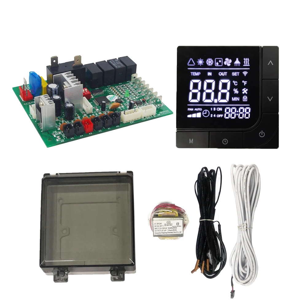 Domestic Heat Pump Controller Air Source Water Heating Tuya Wifi Heat Pump pcba Control Board