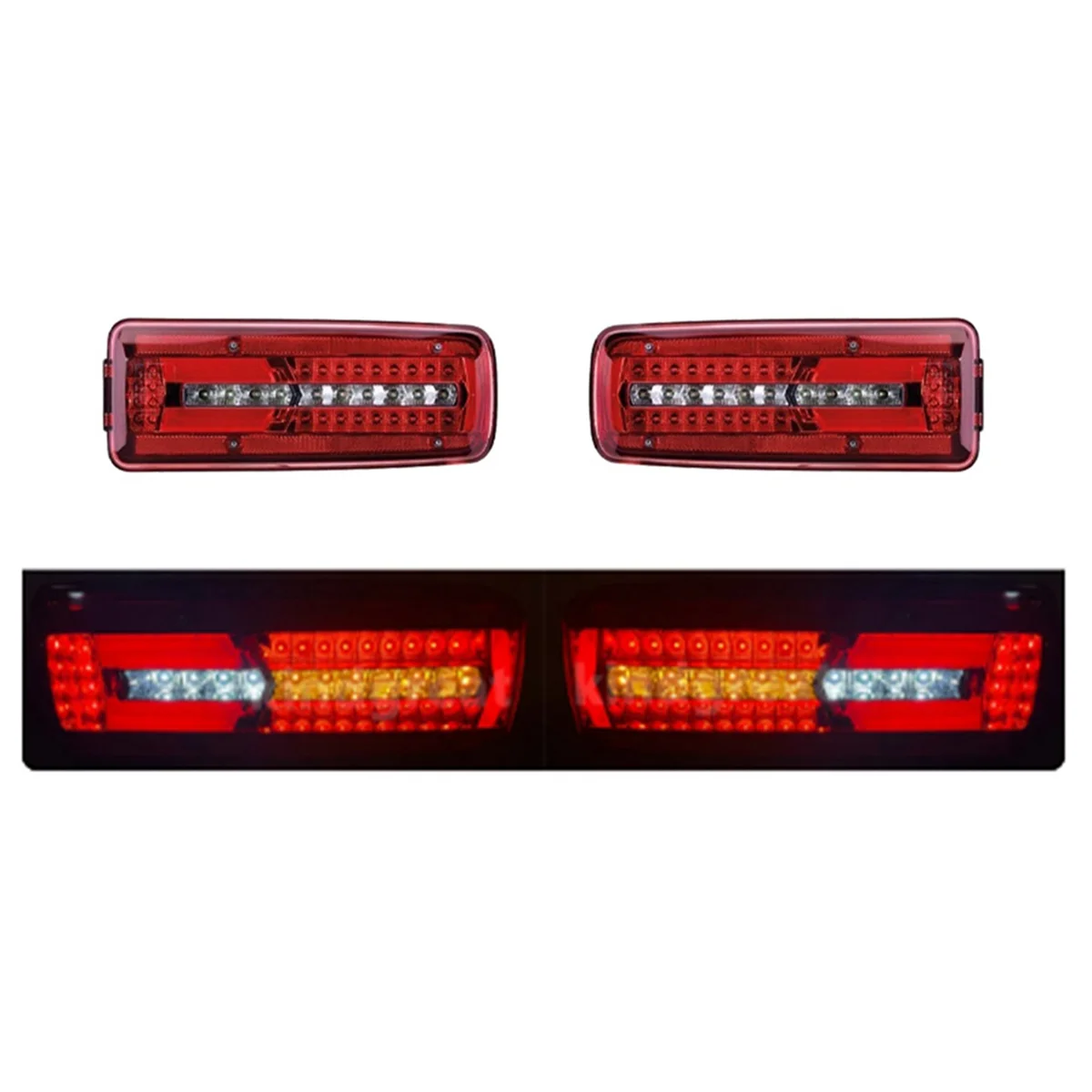 24V LED Truck Left Rear Bumper Tail Light Brake Signal Light for MAN TGX TGS TGL TGM 81252256563