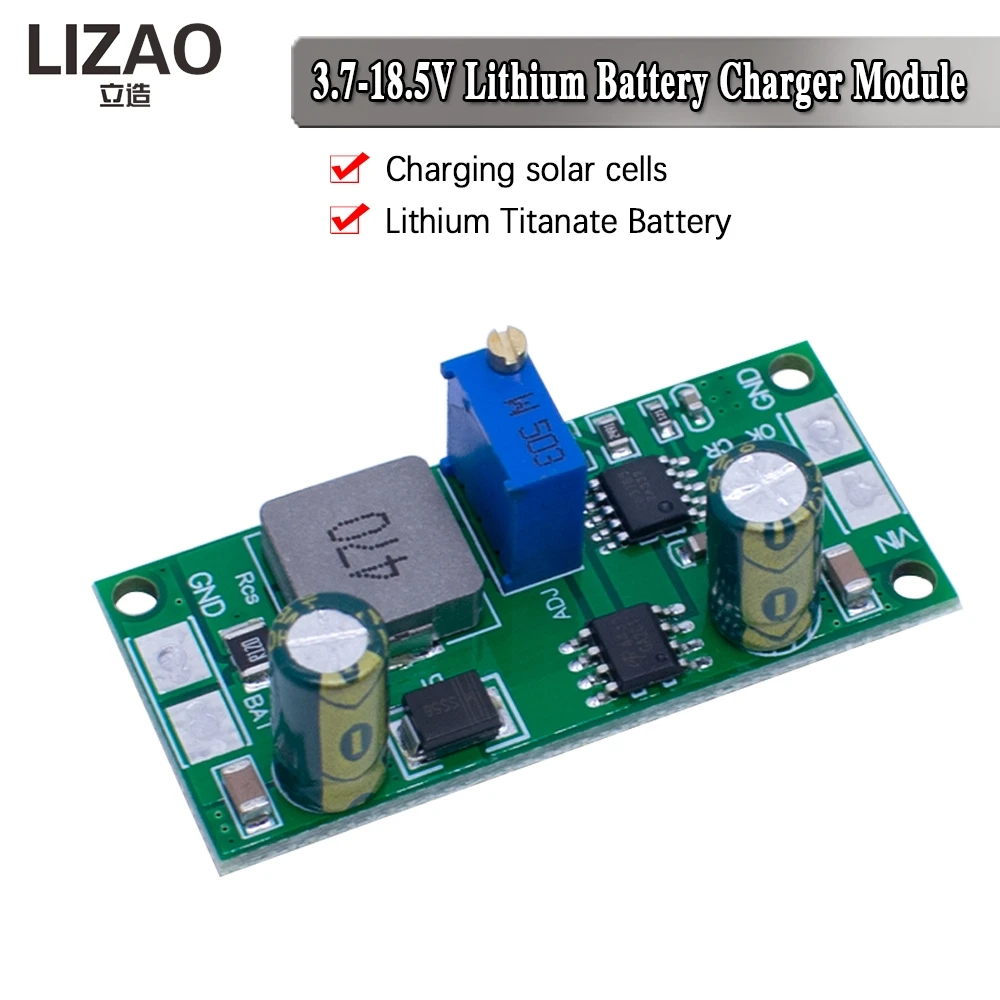 LIZAO DD28CRTA 1A 3.7-18.5V płytka ładująca do baterii litowych lub moduł ładowarki do akumulatorów akumulatory litowe