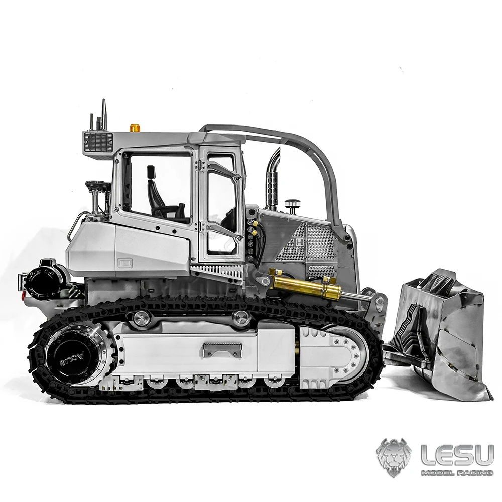 LESU Metal 1:14 RC spychacz hydrauliczny Aoue John 850K zdalnie sterowany spychacz Deere zestawy modeli ciężka maszyna pompa zawór silnik