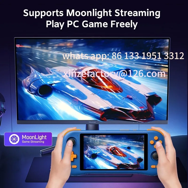 Customizable K56 Retro Handheld Game Console, Support 7000+ Games, Equipped With 64G TF Card